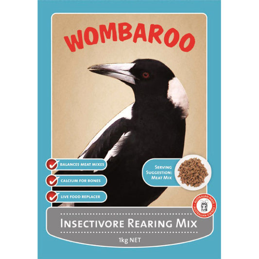 Wombaroo Insectivore Bird Rearing Mix 1kg